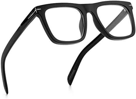 NIDOVIX Модни Квадратни Сини Светозащитные Очила за мъже и Жени, Модерни Компютърни Очила в рамки Без лекарско предписание