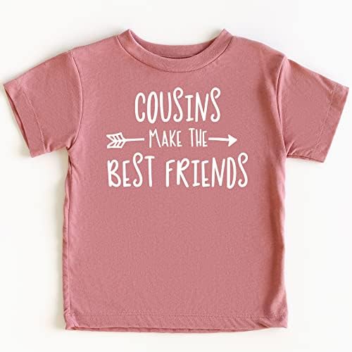 Тениска Cousins Make The Best Friend за малки момичета Забавни Семейни Съоръжения