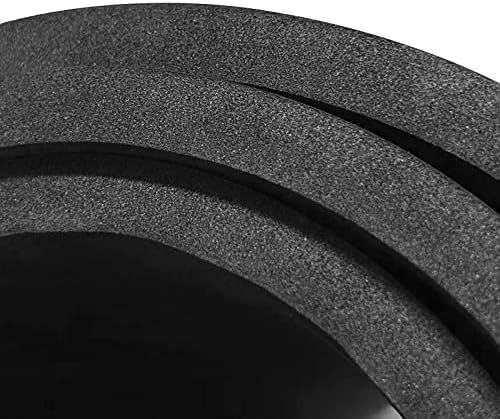Черно Хвърляне на листа от пяна EVA, Занаятчийски Cosplay от пяна EVA - Големи листа 19,6 x 59 с дебелина 10 мм - ultra-висока