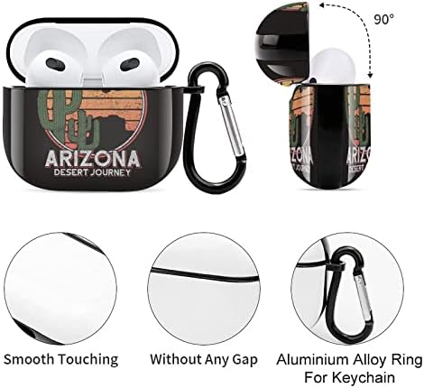 Калъф за слушалки Arizona Cankova Desert Journey с принтом Bluetooth е Съвместим с Airpods 3, Защитна Кутия