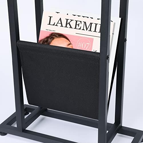 Приставной масичка LAKEMID с пакет за съхранение на 2 - Те Малки диван капаци маси Тесен Приставной маса с Метална