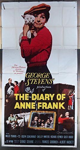 Дневникът на Ане Франк (1959) Оригинален плакат на филма