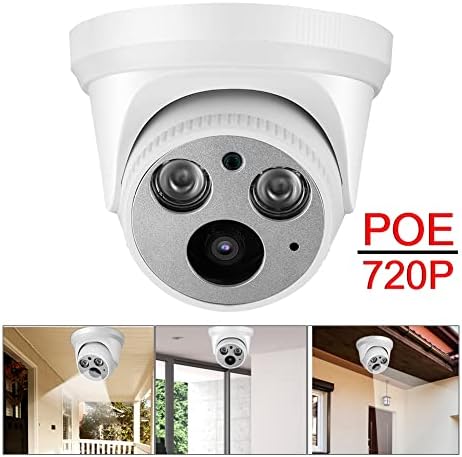 Начална IP камера за Видеонаблюдение POE Dome Камера Водоустойчива Външна Видео камера 2560x1440 (5MP)