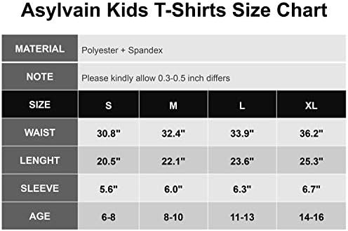 Asylvain/ Ризи за момчета и Момичета, на Новост, тениски с 3D Принтом и Графичен Дизайн с Къс Ръкав, за Деца от 6-16 Години
