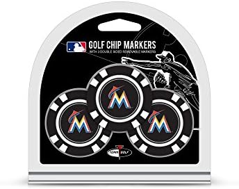 Маркери за топки за голф Golf Team MLB (3 броя), размера на чипа за покер с разтегателен кт эмалевыми маркери по-малък