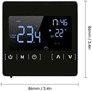 N/A LCD сензорен Термостат Програмирана Електрическа Система за Подгряване на пода Терморегулятор Регулатор на температурата