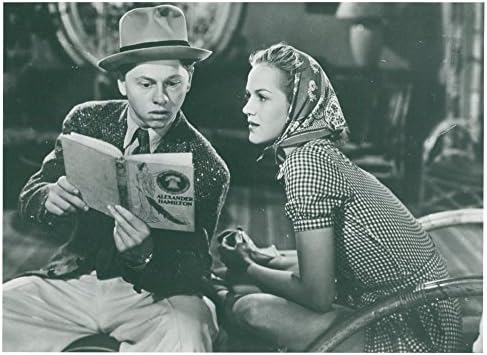 Реколта снимка на Мики Рууни и Ан Ръдърфорд във филма Стэкки Анди Харди - 1939 година