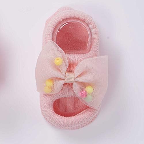 Kaerm Набор от чалми с флорална дантела и лък за новородени момичета подаръчен комплект чорапи Bowknot Дантела Jane