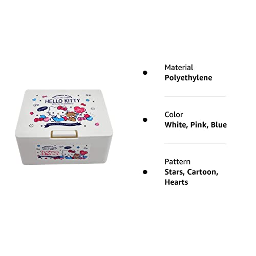 Скъпа Кутия Sanrio на Hello Kitty с Капак, която се разкрива в едно докосване, Калъфи за аксесоари за грим 4.2 инча x 3,5