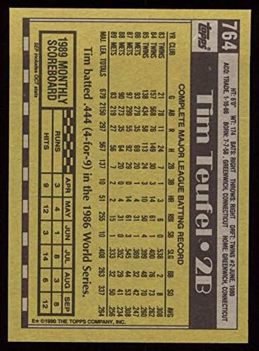 1990 Topps 764 Тим Тойфел Ню Йорк Метс (Бейзболна картичка), Ню Йорк Метс/MT Метс