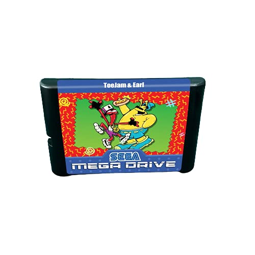 Aditi ToeJam & Earl - 16-битов игри касета MD конзола За MegaDrive Genesis (калъф за САЩ и ЕС)