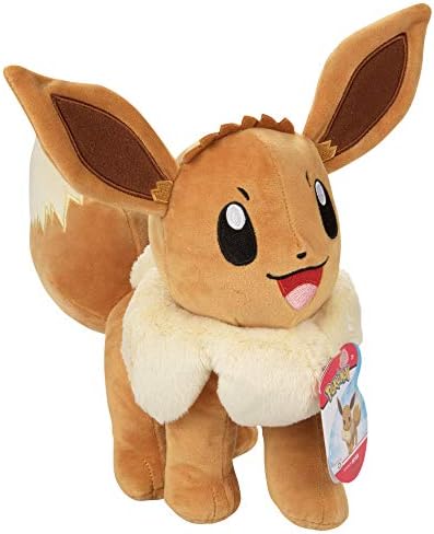 Голяма 12-Инчов Плюшен играчка Pokémon Eevee Eevee е Официално Лицензирано - Подарък за деца
