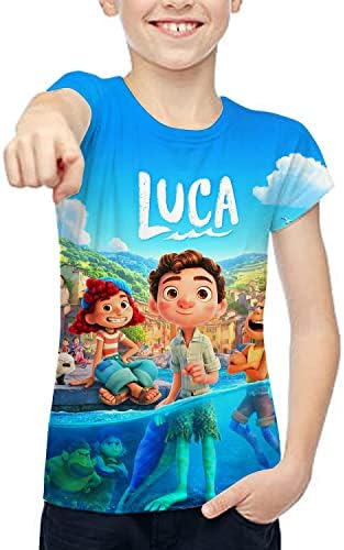 Тениска с къс ръкав с Анимационни герои За момчета Neocular, Детски Ризи с участието на Морското Чудовище, Ежедневни Облекла