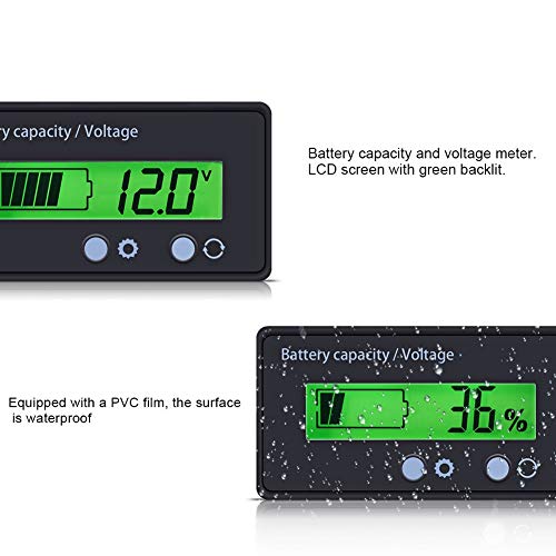 HUANGXING - Тестер за батерии, с Удобен Измерителем напрежение от PVC-фолио, за Тестов монитор