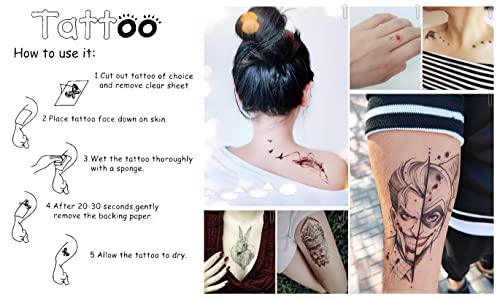 Татуировка е Ловец на Сънища, Фалшиви Водоустойчив Временни Татуировки За Мъже И Жени, Дизайнерски Бижута За Тяло, Шията, Гърдите, Раменете, Краката, Ръцете, Гърба, М