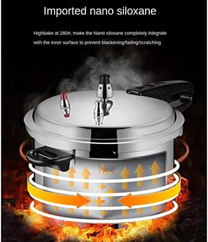Алуминиева тенджера под налягане Домакински взрывозащищенная е Съвместима с газ и на индукционна печка Приготвят вкусни ястия