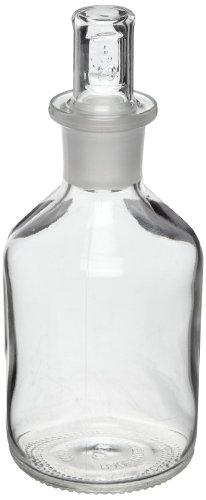 Флакон за реактиви Corning Огнеупорно стъкло с Тесен провлак и стандартна Конична Втулка, 125 мл (в опаковка 6 броя)