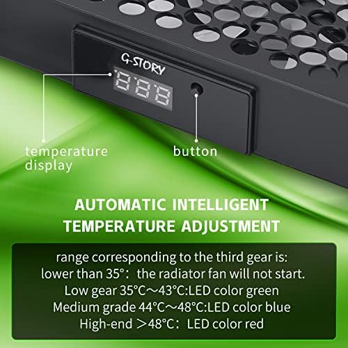 Поставка за вентилатора за охлаждане на Xbox Series X Cooler, С Автоматично Регулиране на температурата И скоростта