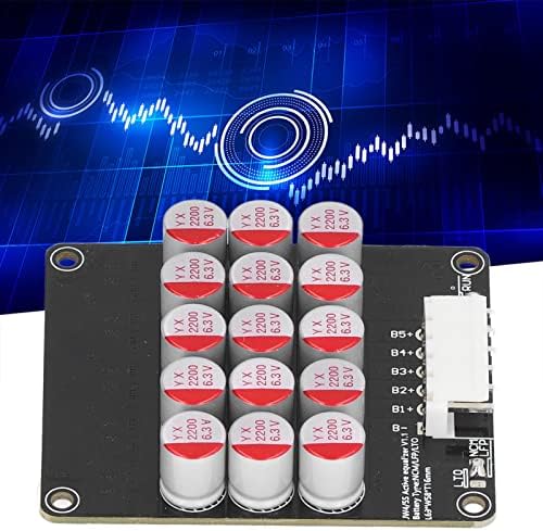 Балансировщик батерии Qqmora, Активен Еквалайзер батерии 1,8 По-4,5, В, Вътрешното съпротивление MOS 0-5,5 А, Стабилен ток баланс за LTO LFP LPO NCM (4-5)