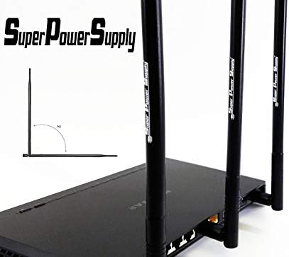 Двухдиапазонная антена RP-SMA Super Power Supply® 3 х 9dbi 2,4 Ghz И 5 Ghz за TL-WR2543ND TL-WDR4300 TL-WR940N TL-WDN4800