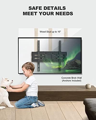 Монтиране на стена ERGO TAB TV за 26-55-инчов led LCD телевизори, OLED 4K, скоба за закрепване на телевизора с пълна движение,