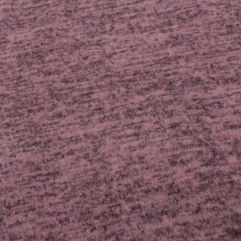 Лилаво-тъмна меланжевая плат Hacci от поли-ликра