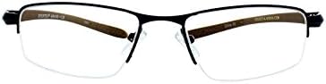 Очила SAV Eyewear Мъжки Sportex Ar4145 Кафяви Очила За четене без рамки, 30,8 мм + 2,5