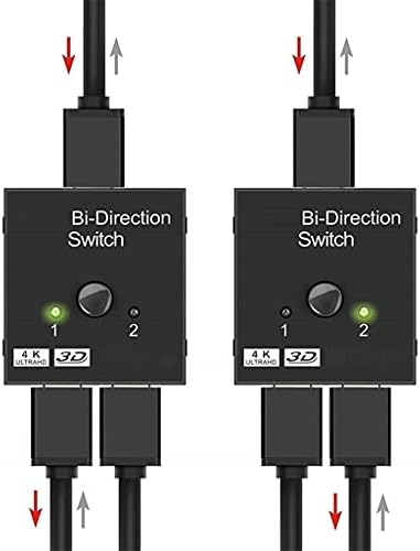 BHVXW-Съвместим Ивица на 4K-switch KVM Bi-Direction 1x2/2x1 Switcher 2 In1 Out адаптер 3 TV Box