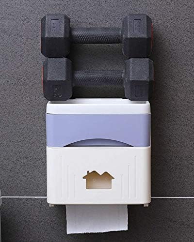 Държач за тоалетни ролки FXBZA, Самоклеящийся, монтиран на стената, Водоустойчив, с чекмедже за съхранение, Можете да Използвате Рулонную хартия, Опаковка за Многокра