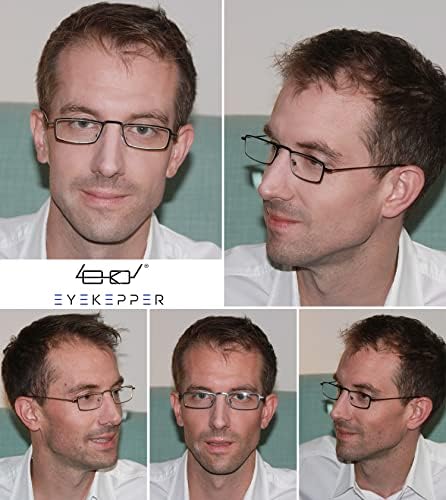 Eyekepper Спестете 10% на 5 опаковки пури в ограничени бройки очила за четене за мъже и 5 опаковки ридеров на половин око +2,25