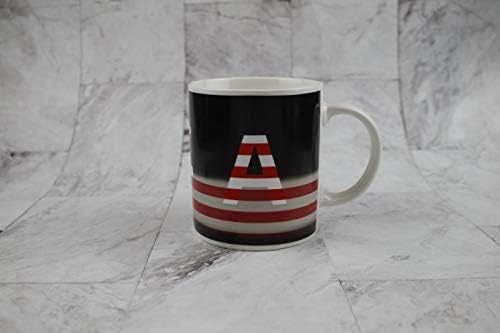 Промяната на цветовете! Керамични чаши за кафе ThermoH Exray с държавния флаг (флаг на САЩ)
