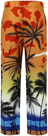 Мъжки Модерни Панталони за джогинг, Летни Ежедневни Панталони с принтом под формата на тай-боя, Еластичен колан, Широки Плажни Широки Панталони За Йога