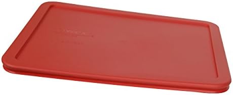 Огнеупорно 7212-PC 11 Cup Червена Капачка за съхранение на Стъклени съдове за готвене (1, Червено)