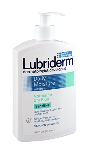 Lubriderm Лосион за ежедневна хидратация на чувствителната кожа Lubriderm, за чувствителна кожа на 16 унции