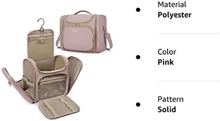 Чанта за тоалетни принадлежности BAGSMART, Пътна Чанта за тоалетни принадлежности за жени, Водоустойчиви Косметичка за