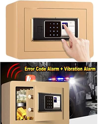 Сейф с парола от пръстови отпечатъци и биометрическим заключване, шкафный сейф с прикрепен за домашния офис
