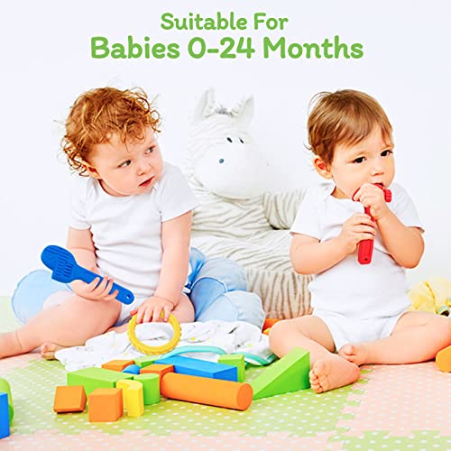 Играчки за никнене на млечни зъби AgoKud за деца на 1 година (3 опаковки), Детски детски Играчки за Дъвчене за никнене на