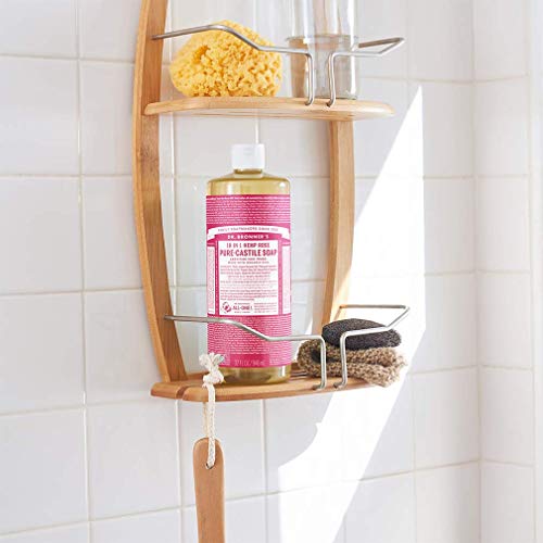 Течен сапун Dr. Bronner's -Pure-Castile (Розово, 32 унции) - Произведено на базата на органични масла, на 18 в 1.