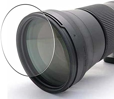 Защитно фолио за обектива на камерата Puccy 3 бр., съвместима със стикер на капака на камерата SIGMA 150-600 мм