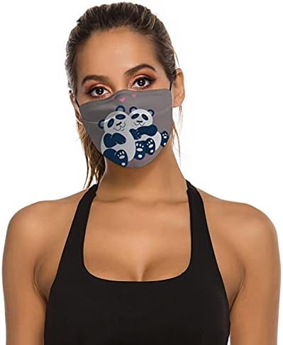 Творчески Прахозащитен Калъфи За устата Защитно Облекло Тъканни Маска дизайн Сладка Двойка Животни, Рисувани Ръчно подарък