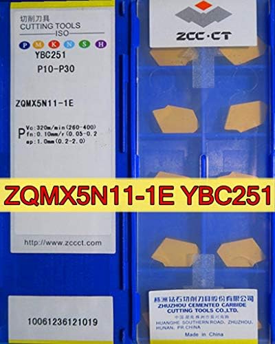 Твердосплавная поставяне FINCOS ZQMX5N11-1E YBC251=SP500 10шт 50шт zcc.ct YBC251=P10-P30 Обработка на: неръждаема