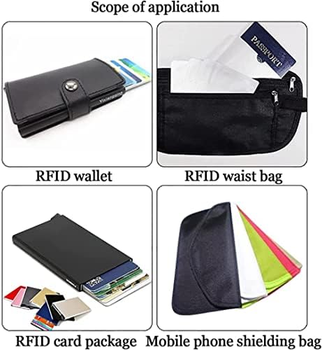 RFID осмични числа плат, Плат за защита от ЕМП, Антирадиационная, поредица с обратно наклонена черта тъкан