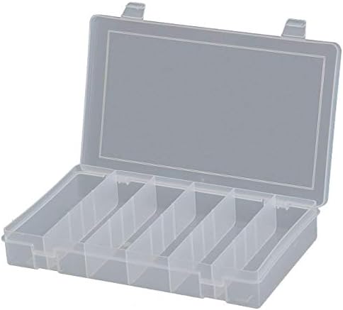 Пластмасов разделительный кутия DURHAM - 11x6-3/4 x1-3/4 - (6) Офиси - (5) Разделители