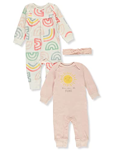 Carter's Baby / Комплект за новородено Funshine Layette от 3 теми - Розово/Мулти, 6 месеца