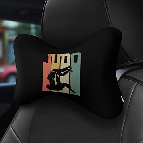Ретро-Джудо в японската автомобилна Възглавница за врата, 2 бр, Удобна Автоматична Възглавница За главата с останалите, Дишаща