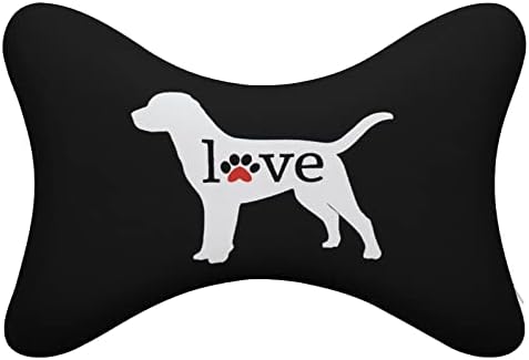 Лабрадор Любовта на Кучето си Лапа Автомобилната въздушна Възглавница За врата 2 БР Удобна Автоматична Възглавница