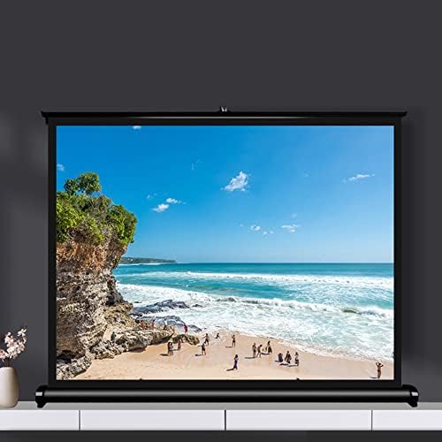 Прожекционен екран KADEUX 40 за десктоп употреба, Екран за видеопроекции с ръчно популяризирането, Мобилен Мини-екран за гледане на филми с висока 3D разделителна спосо