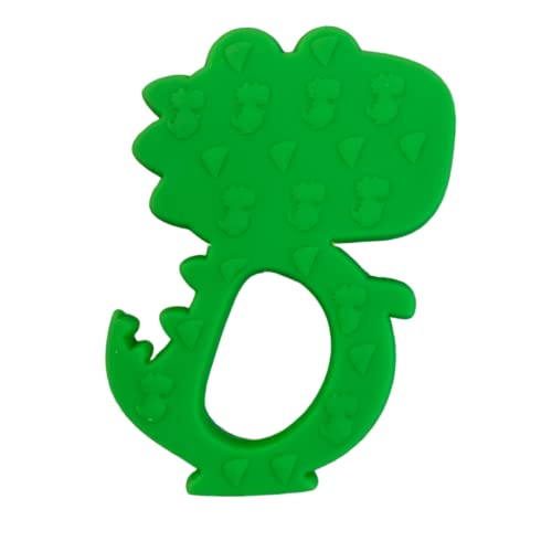 Зелена Играчка За никнене на млечни зъби Динозавър