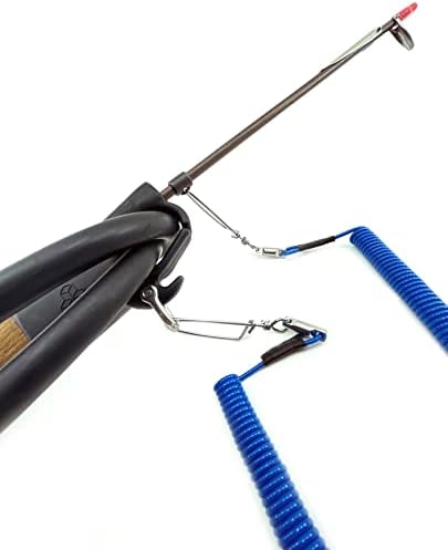 СВЕТА ПОДВОДЕН Макара За Пушки Spearfishing Shock Line на Звученето с Подвижна Шут от Неръждаема Стомана 15 метра