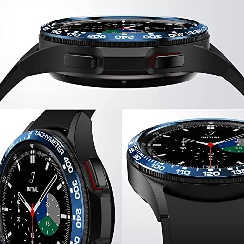 Bezel BaiHui, Съвместим с безелями Galaxy Watch 3 45 мм, Корпус от алуминий метален безеля, Залепваща покритие за